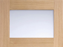 Oak-Contemporary-Glazed-4L-Frosted-Pre-Finished (L)