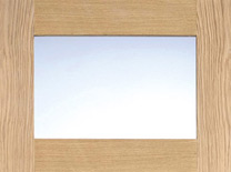 Oak-Contemporary-Glazed-4L-Clear-Pre-Finished (L)